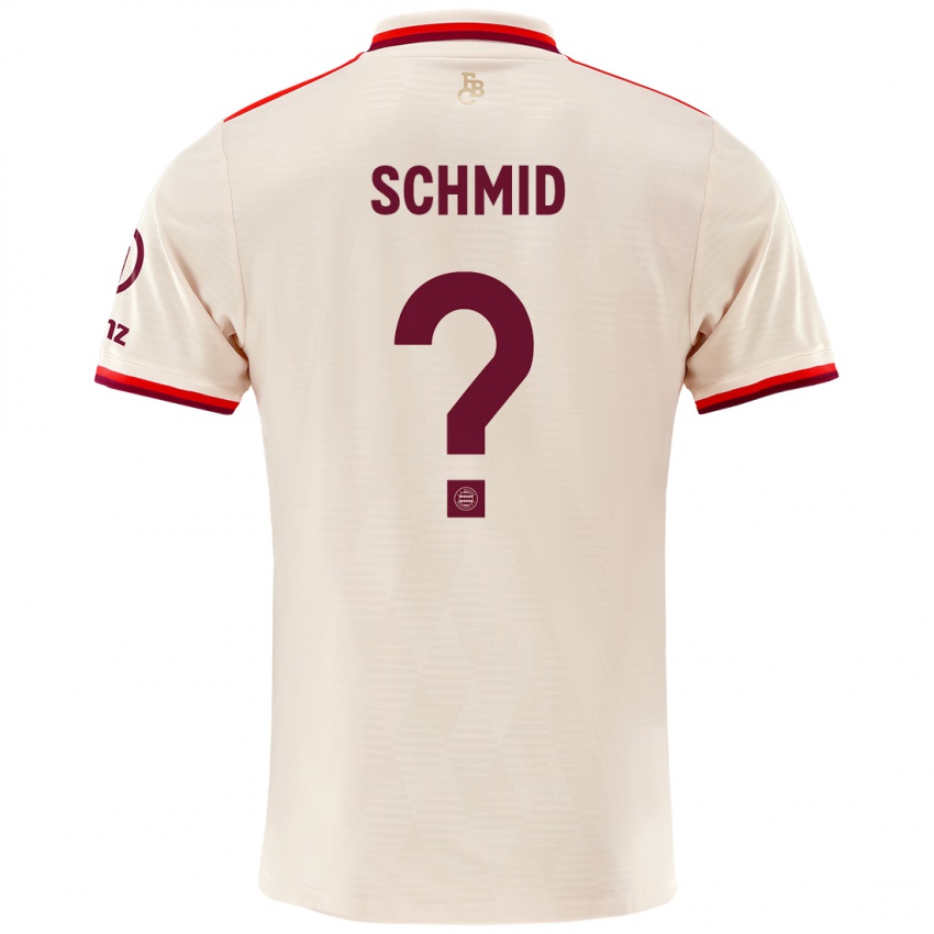 Mujer Camiseta Leopold Schmid #0 Lino Equipación Tercera 2024/25 La Camisa México