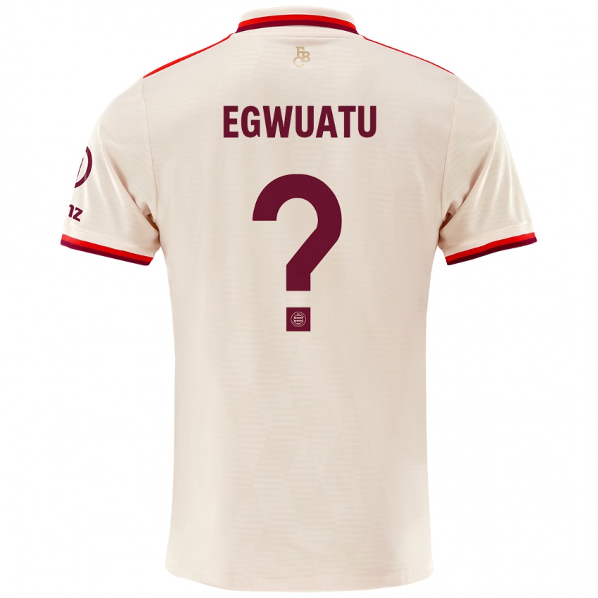 Mujer Camiseta Frank Egwuatu #0 Lino Equipación Tercera 2024/25 La Camisa México