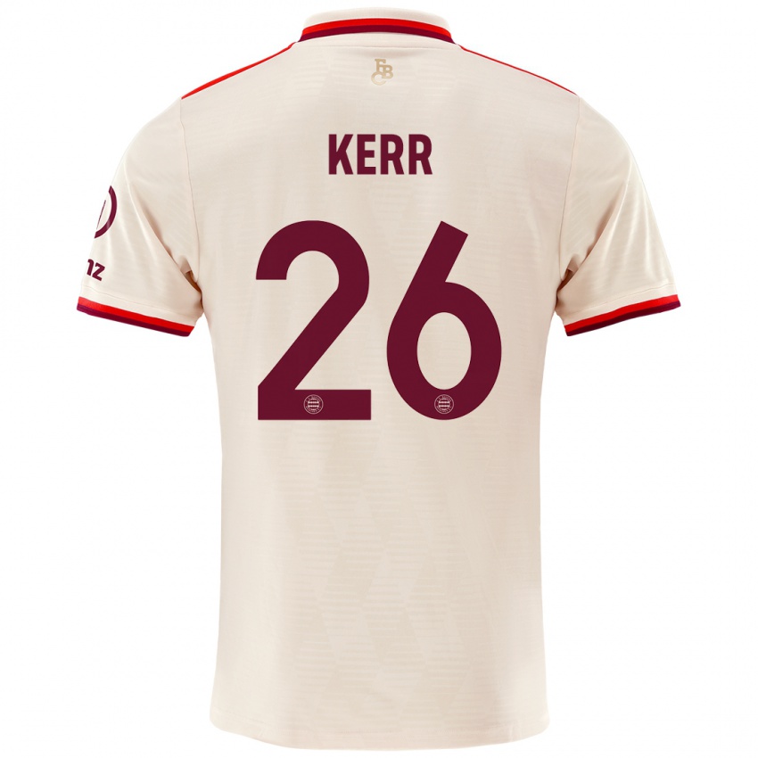 Mujer Camiseta Samantha Kerr #26 Lino Equipación Tercera 2024/25 La Camisa México