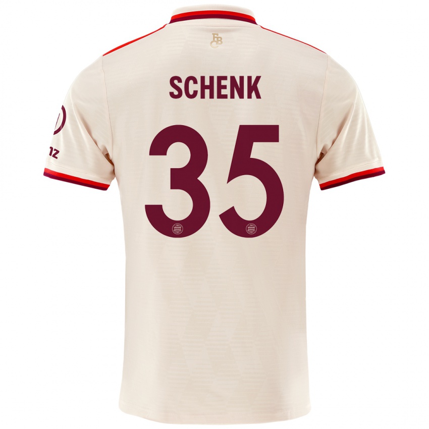 Mujer Camiseta Johannes Schenk #35 Lino Equipación Tercera 2024/25 La Camisa México