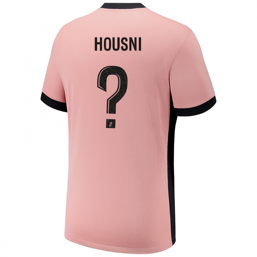 Mujer Camiseta Ilyes Housni #0 Rosa Óxido Equipación Tercera 2024/25 La Camisa México