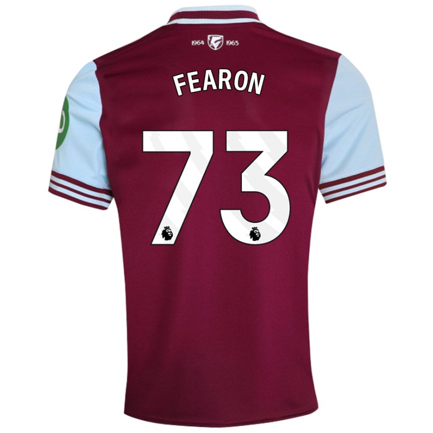 Niño Camiseta Preston Fearon #73 Rojo Oscuro 1ª Equipación 2024/25 La Camisa México