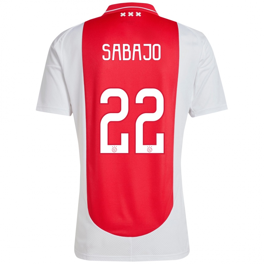 Niño Camiseta Quinty Sabajo #22 Rojo Blanco 1ª Equipación 2024/25 La Camisa México