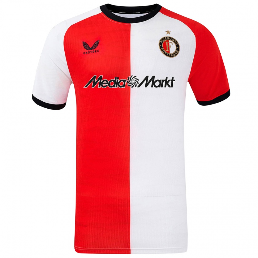 Niño Camiseta Paulo Rudisill #0 Rojo Blanco 1ª Equipación 2024/25 La Camisa México