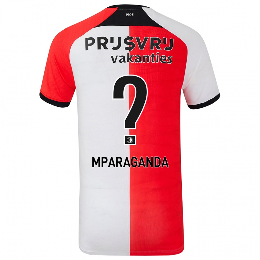 Niño Camiseta Matthew Mparaganda #0 Rojo Blanco 1ª Equipación 2024/25 La Camisa México