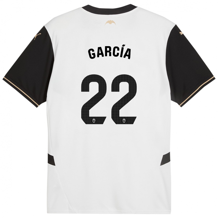 Niño Camiseta Azael García #22 Blanco Negro 1ª Equipación 2024/25 La Camisa México