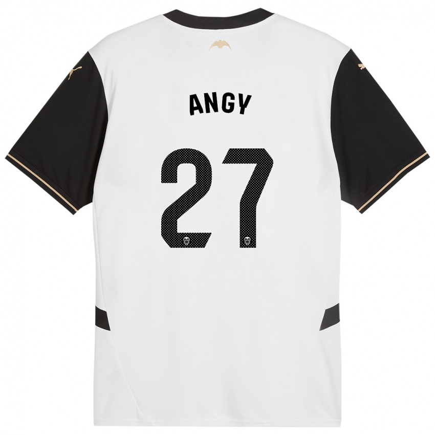 Niño Camiseta Angy #27 Blanco Negro 1ª Equipación 2024/25 La Camisa México