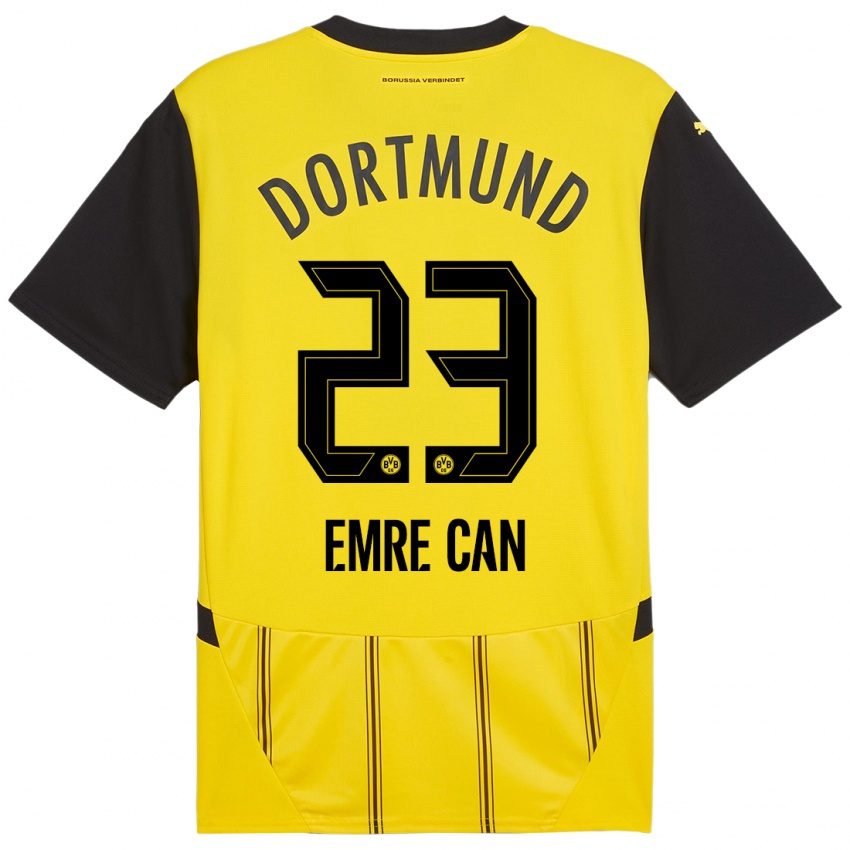 Niño Camiseta Emre Can #23 Amarillo Negro 1ª Equipación 2024/25 La Camisa México