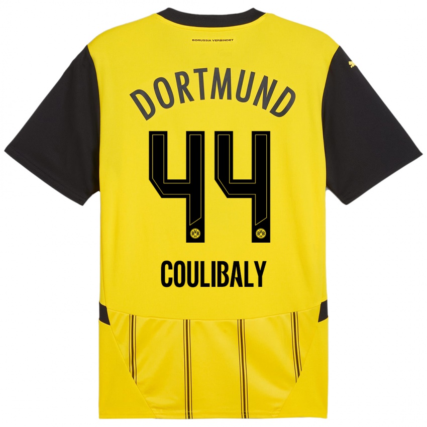 Niño Camiseta Soumaila Coulibaly #44 Amarillo Negro 1ª Equipación 2024/25 La Camisa México