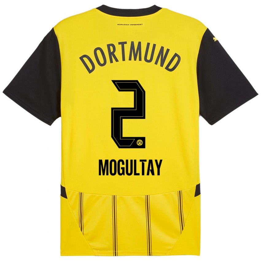 Niño Camiseta Baran Mogultay #2 Amarillo Negro 1ª Equipación 2024/25 La Camisa México