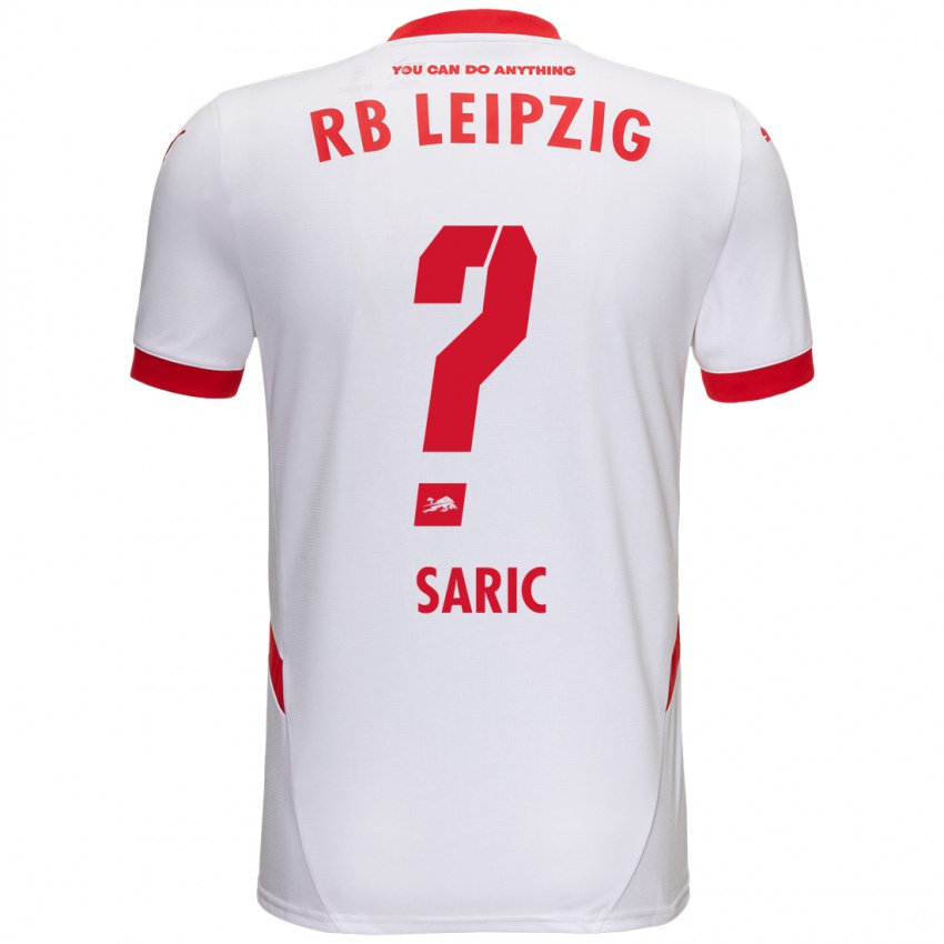 Niño Camiseta Lucio Saric #0 Blanco Rojo 1ª Equipación 2024/25 La Camisa México