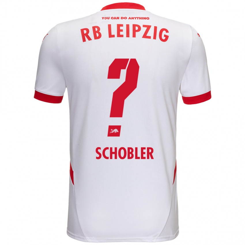 Niño Camiseta Laurin Schößler #0 Blanco Rojo 1ª Equipación 2024/25 La Camisa México