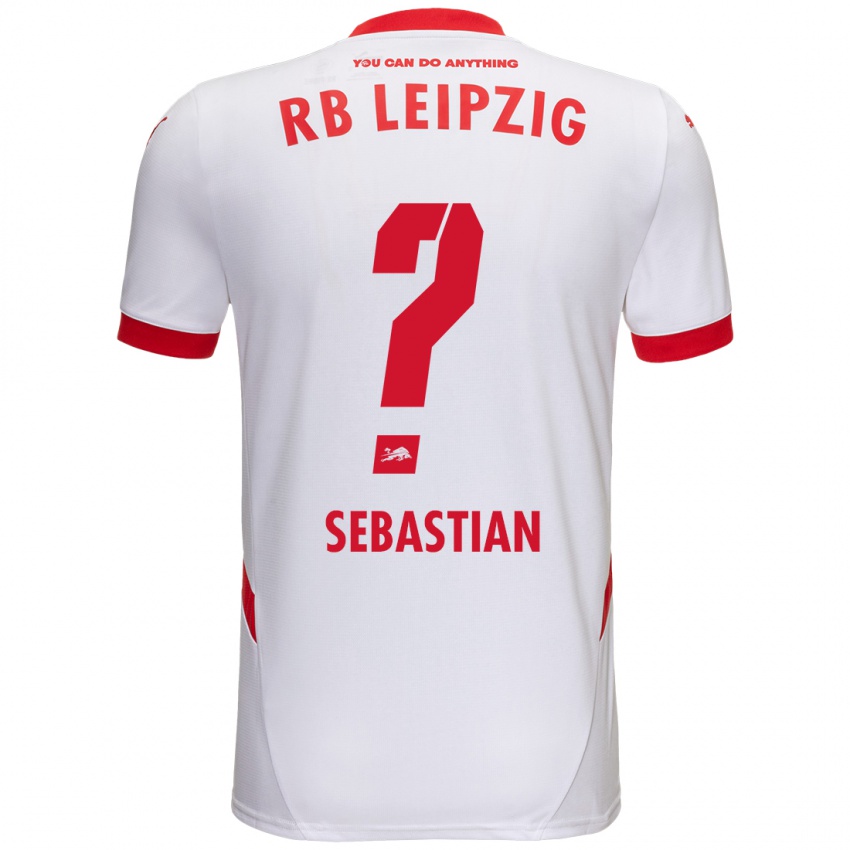 Niño Camiseta Jordy Sebastian #0 Blanco Rojo 1ª Equipación 2024/25 La Camisa México