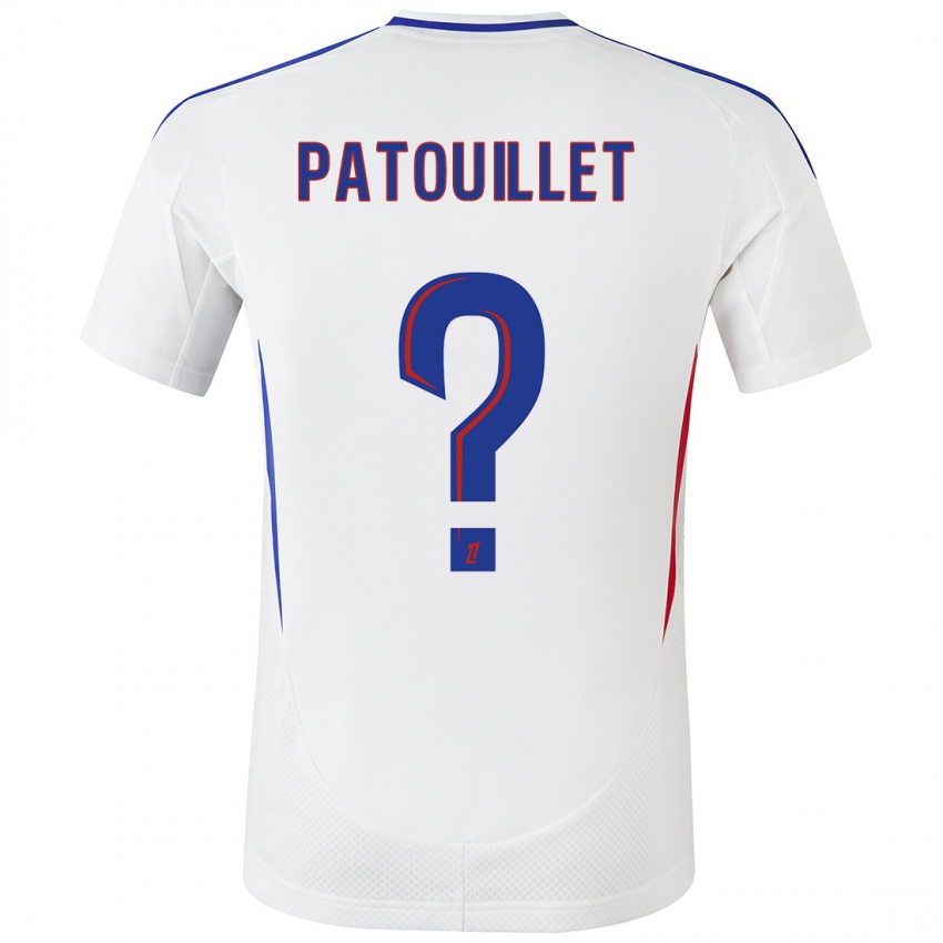 Niño Camiseta Mathieu Patouillet #0 Blanco Azul 1ª Equipación 2024/25 La Camisa México