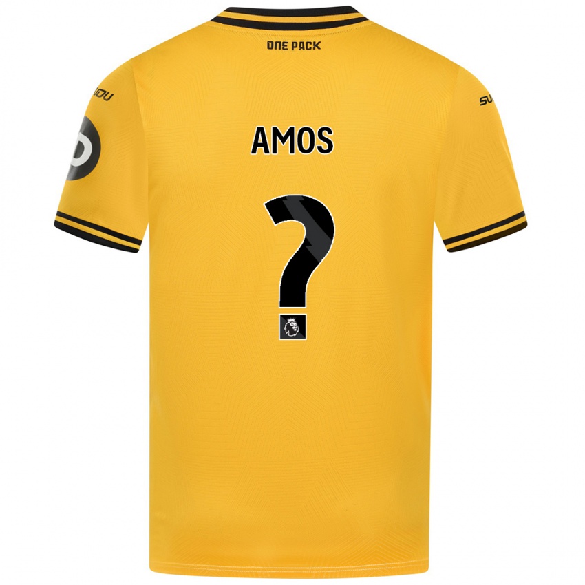 Niño Camiseta Stan Amos #0 Amarillo 1ª Equipación 2024/25 La Camisa México