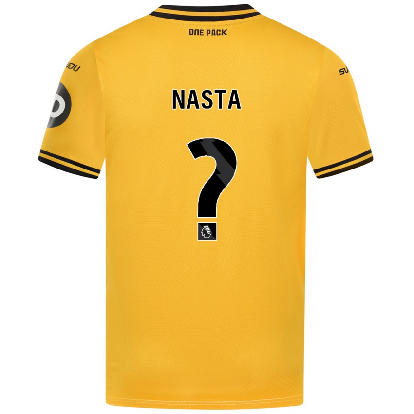 Niño Camiseta Arthur Nasta #0 Amarillo 1ª Equipación 2024/25 La Camisa México