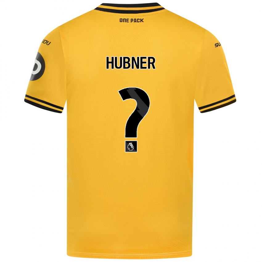 Niño Camiseta Justin Hubner #0 Amarillo 1ª Equipación 2024/25 La Camisa México