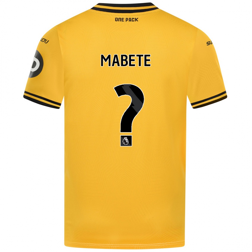 Niño Camiseta Filozofe Mabete #0 Amarillo 1ª Equipación 2024/25 La Camisa México