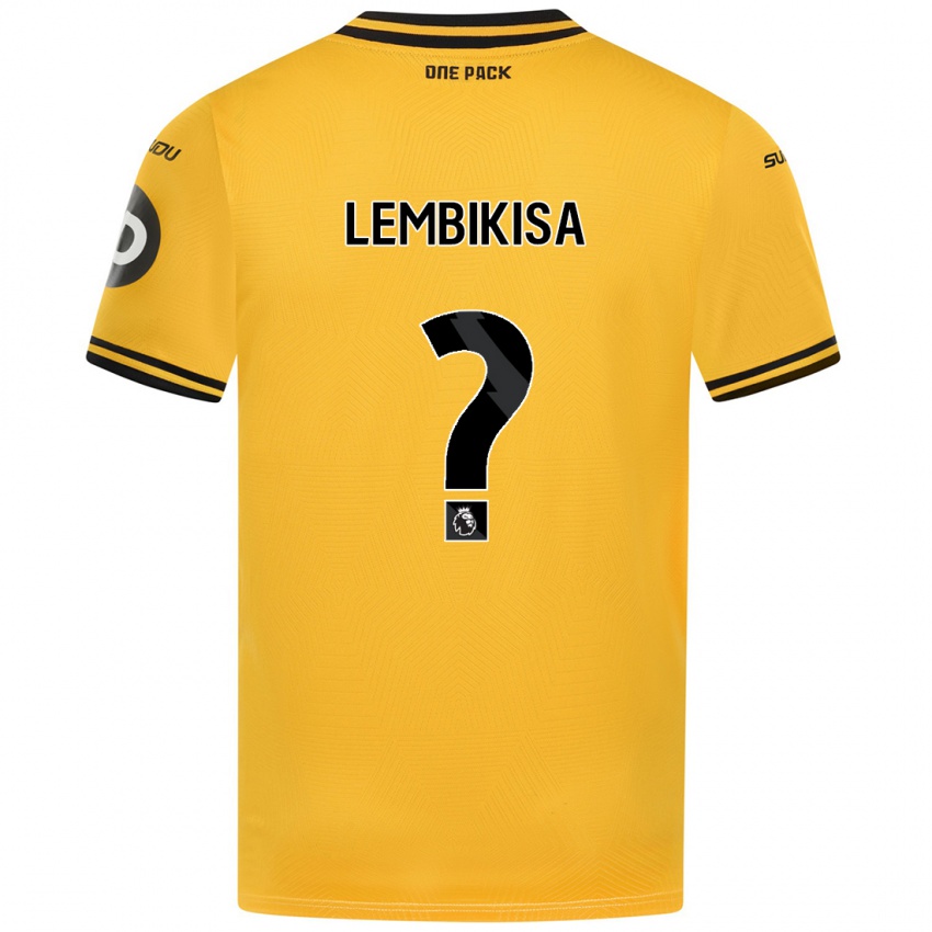 Niño Camiseta Dexter Lembikisa #0 Amarillo 1ª Equipación 2024/25 La Camisa México