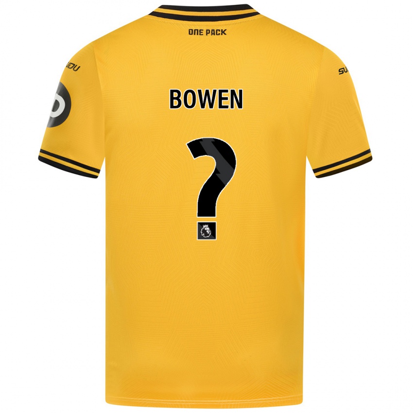 Niño Camiseta Reiss Bowen #0 Amarillo 1ª Equipación 2024/25 La Camisa México