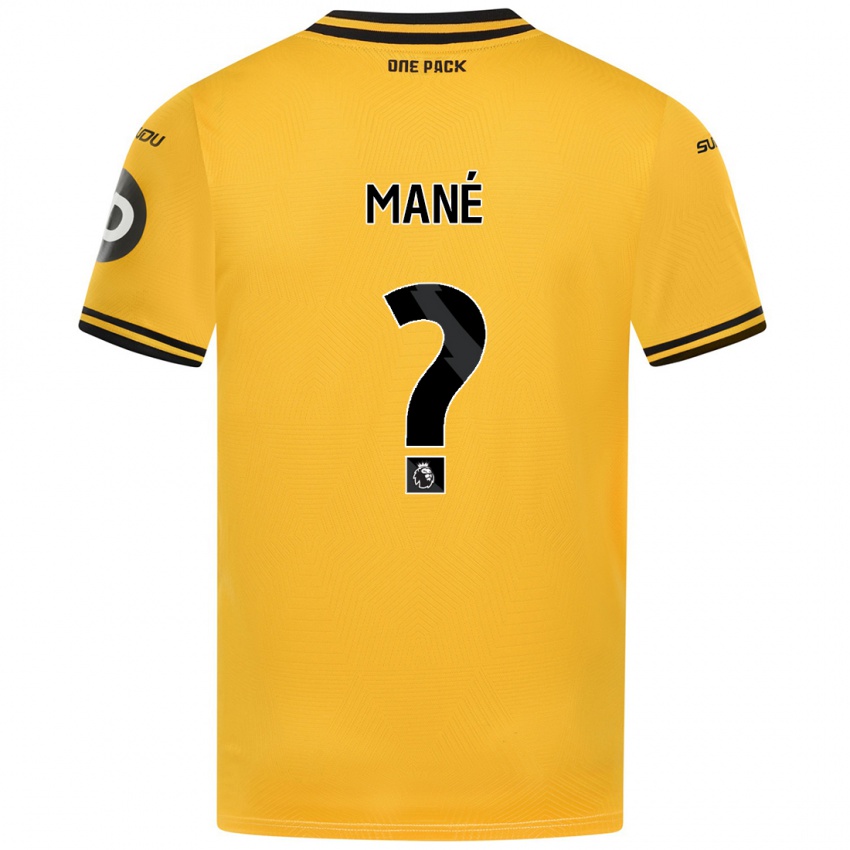 Niño Camiseta Mateus Mané #0 Amarillo 1ª Equipación 2024/25 La Camisa México