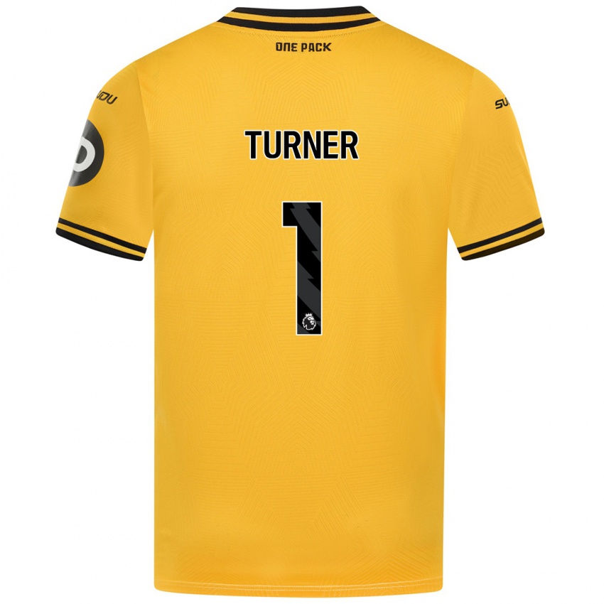 Niño Camiseta Shannon Turner #1 Amarillo 1ª Equipación 2024/25 La Camisa México