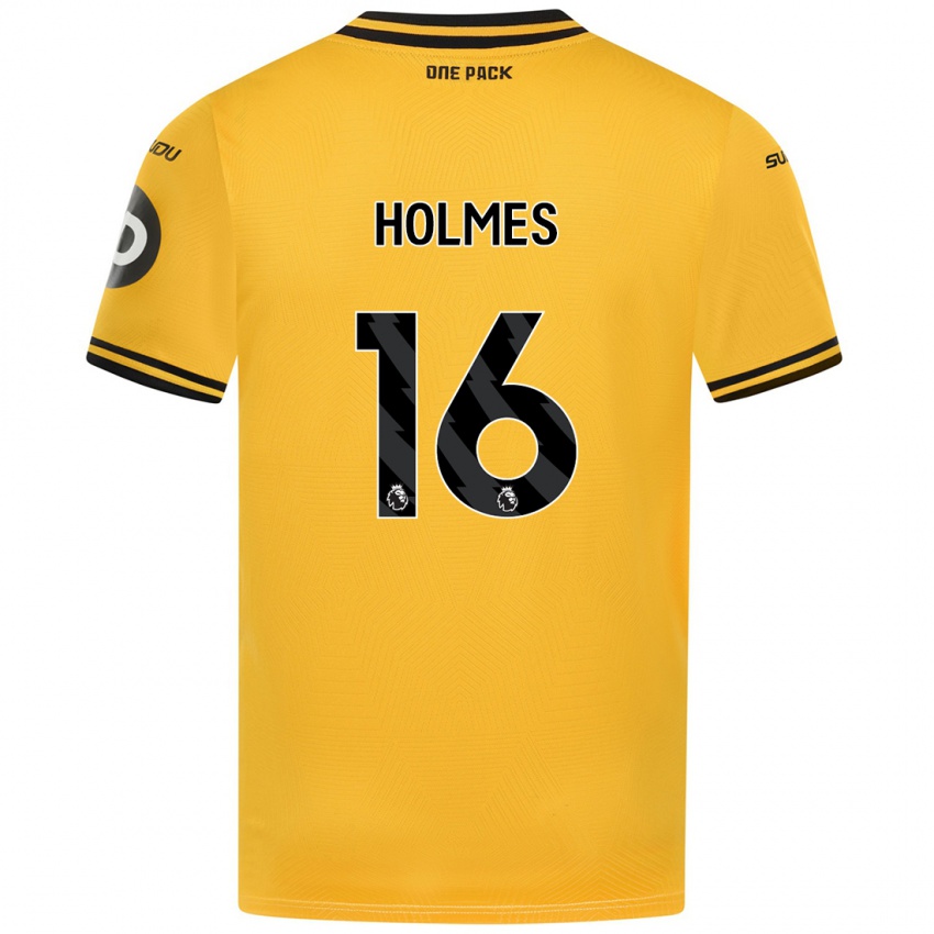 Niño Camiseta Summer Holmes #16 Amarillo 1ª Equipación 2024/25 La Camisa México