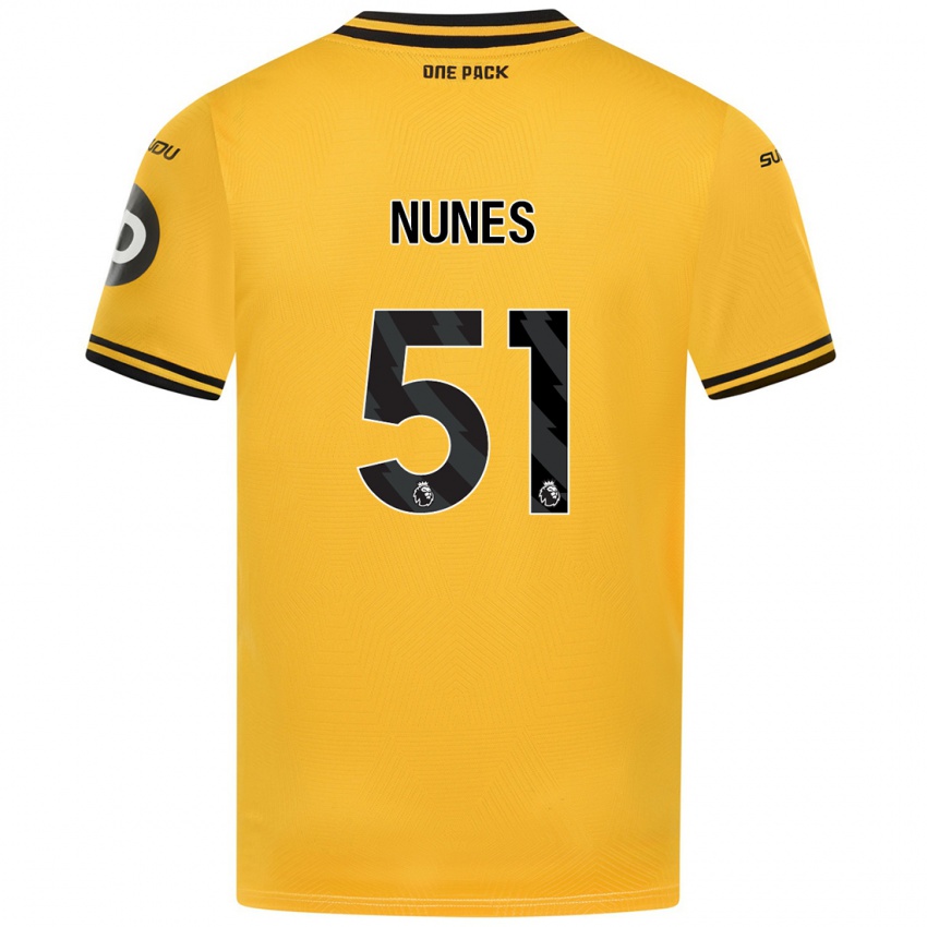 Niño Camiseta Grazi Nunes #51 Amarillo 1ª Equipación 2024/25 La Camisa México