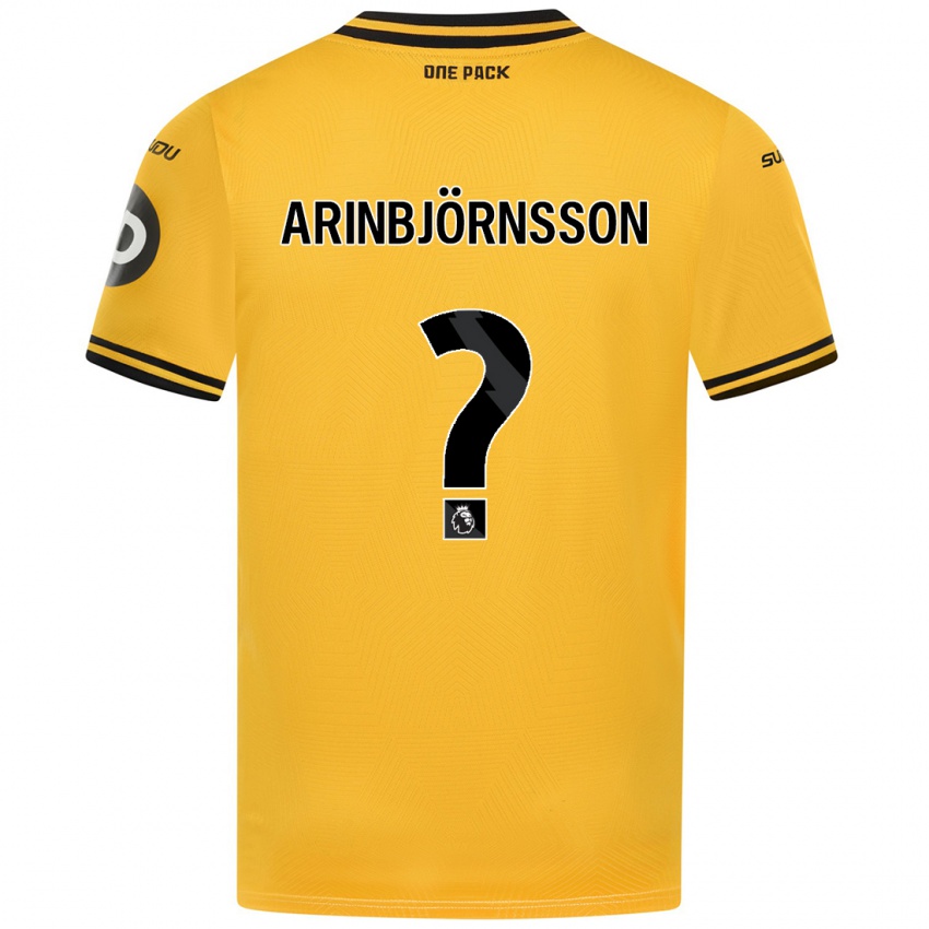 Niño Camiseta Pálmi Rafn Arinbjörnsson #0 Amarillo 1ª Equipación 2024/25 La Camisa México