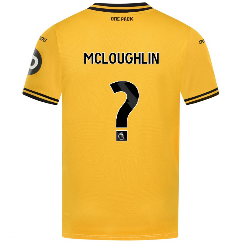 Niño Camiseta Lee Mcloughlin #0 Amarillo 1ª Equipación 2024/25 La Camisa México