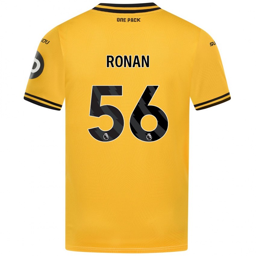 Niño Camiseta Connor Ronan #56 Amarillo 1ª Equipación 2024/25 La Camisa México