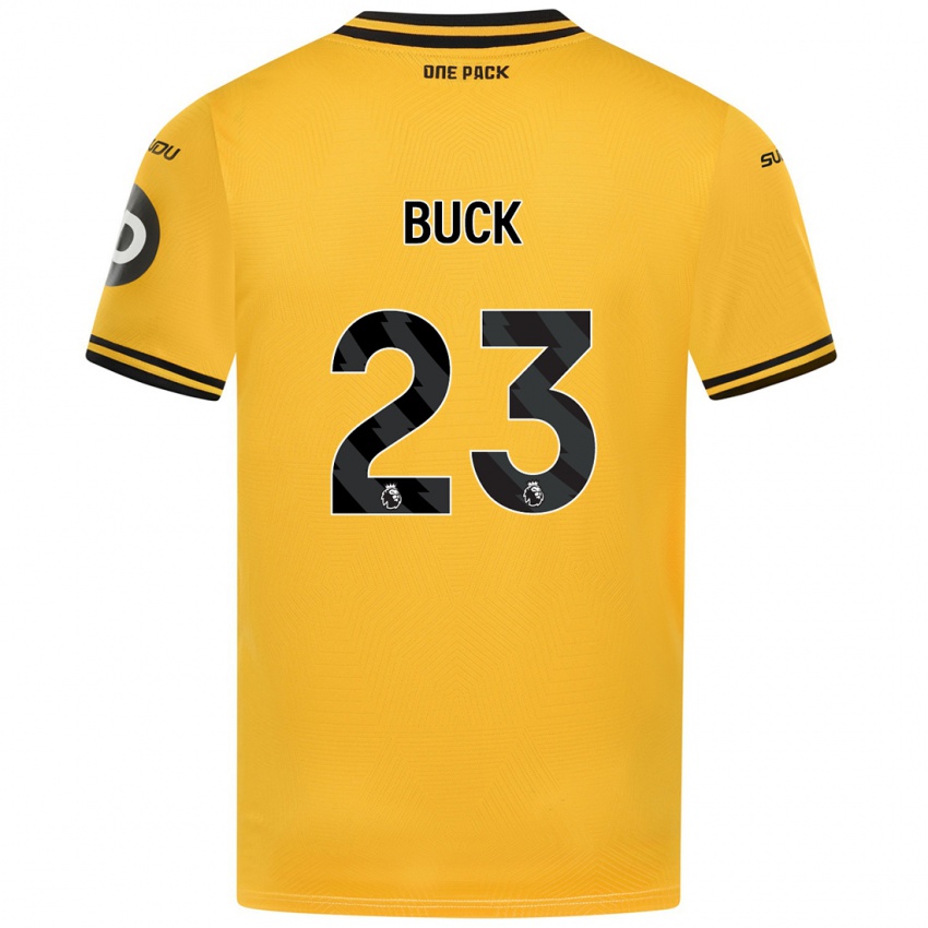 Niño Camiseta Alex Buck #23 Amarillo 1ª Equipación 2024/25 La Camisa México