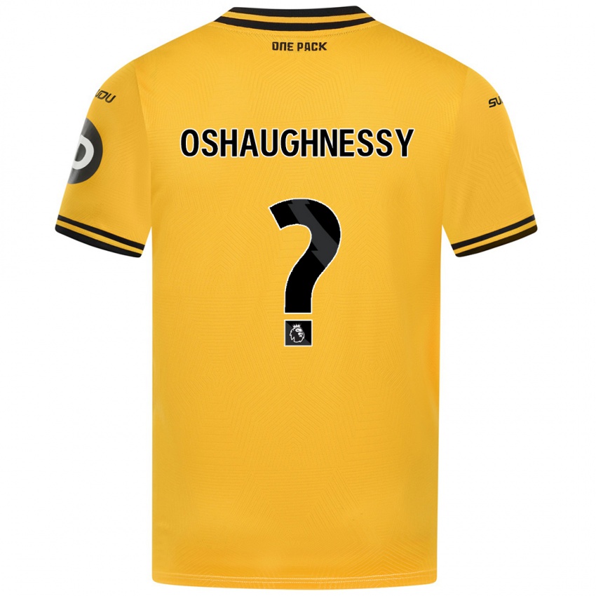 Niño Camiseta Joe Oshaughnessy #0 Amarillo 1ª Equipación 2024/25 La Camisa México