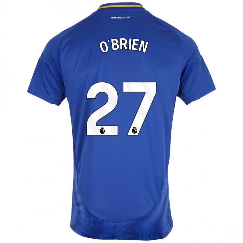 Niño Camiseta Shannon O'brien #27 Azul Blanco 1ª Equipación 2024/25 La Camisa México