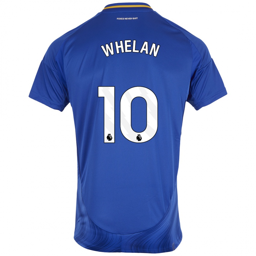 Niño Camiseta Aileen Whelan #10 Azul Blanco 1ª Equipación 2024/25 La Camisa México