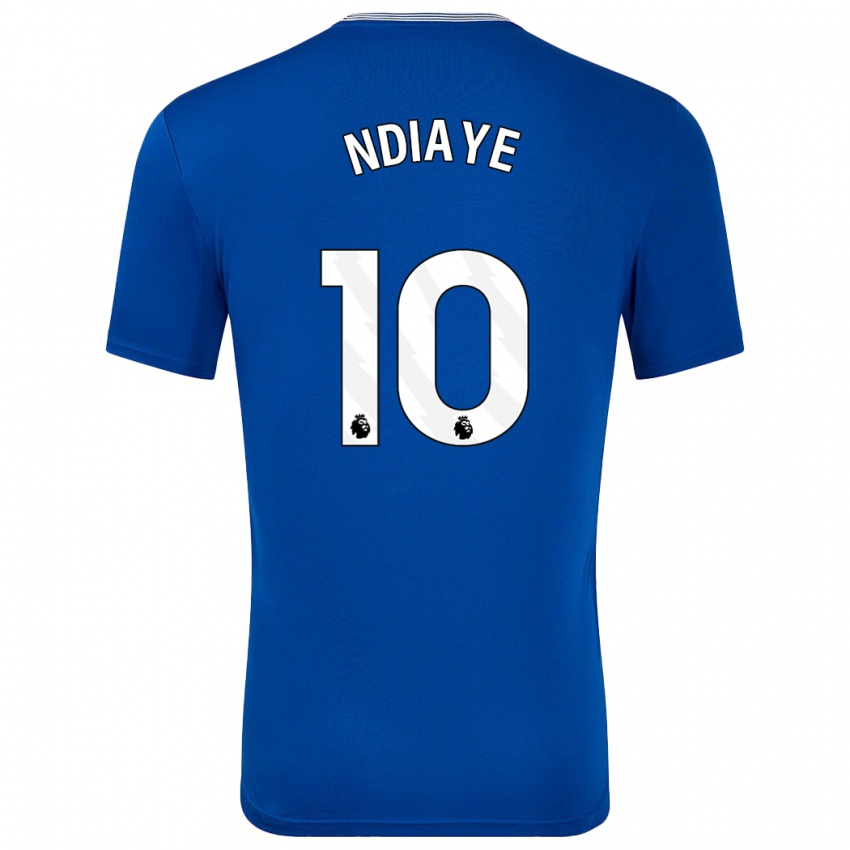 Niño Camiseta Iliman Ndiaye #10 Azul Con 1ª Equipación 2024/25 La Camisa México