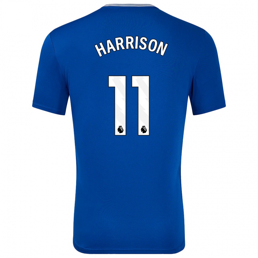 Niño Camiseta Jack Harrison #11 Azul Con 1ª Equipación 2024/25 La Camisa México