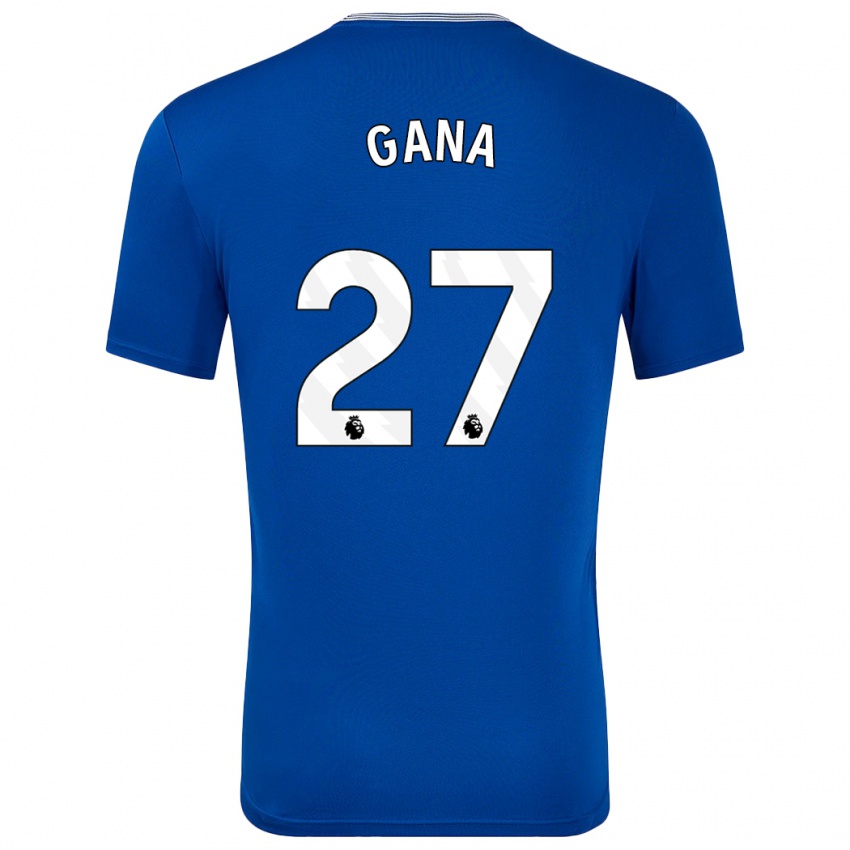 Niño Camiseta Idrissa Gueye #27 Azul Con 1ª Equipación 2024/25 La Camisa México