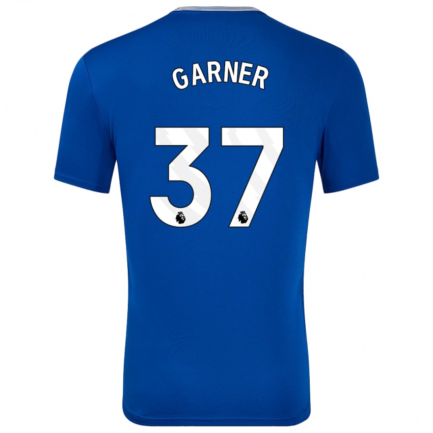 Niño Camiseta James Garner #37 Azul Con 1ª Equipación 2024/25 La Camisa México