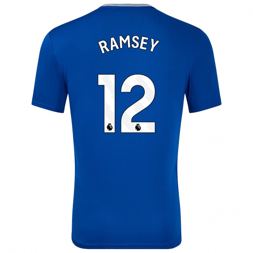 Niño Camiseta Emily Ramsey #12 Azul Con 1ª Equipación 2024/25 La Camisa México