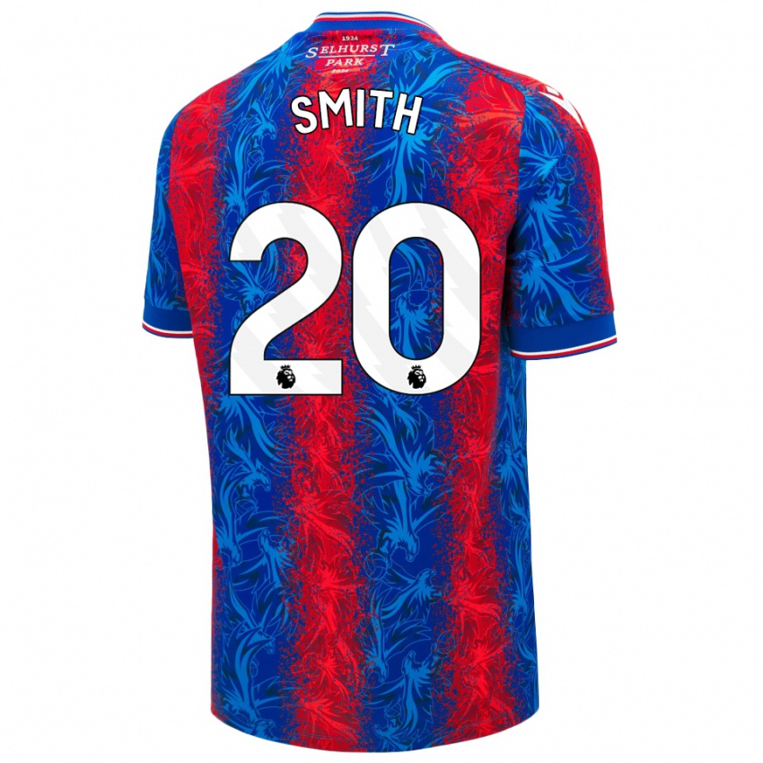 Niño Camiseta Hope Smith #20 Rayas Rojas Y Azules 1ª Equipación 2024/25 La Camisa México