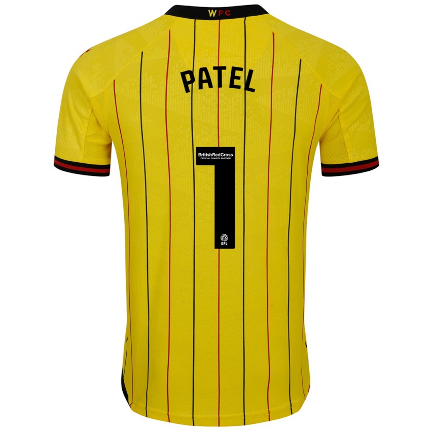 Niño Camiseta Safia Middleton-Patel #1 Amarillo Negro 1ª Equipación 2024/25 La Camisa México