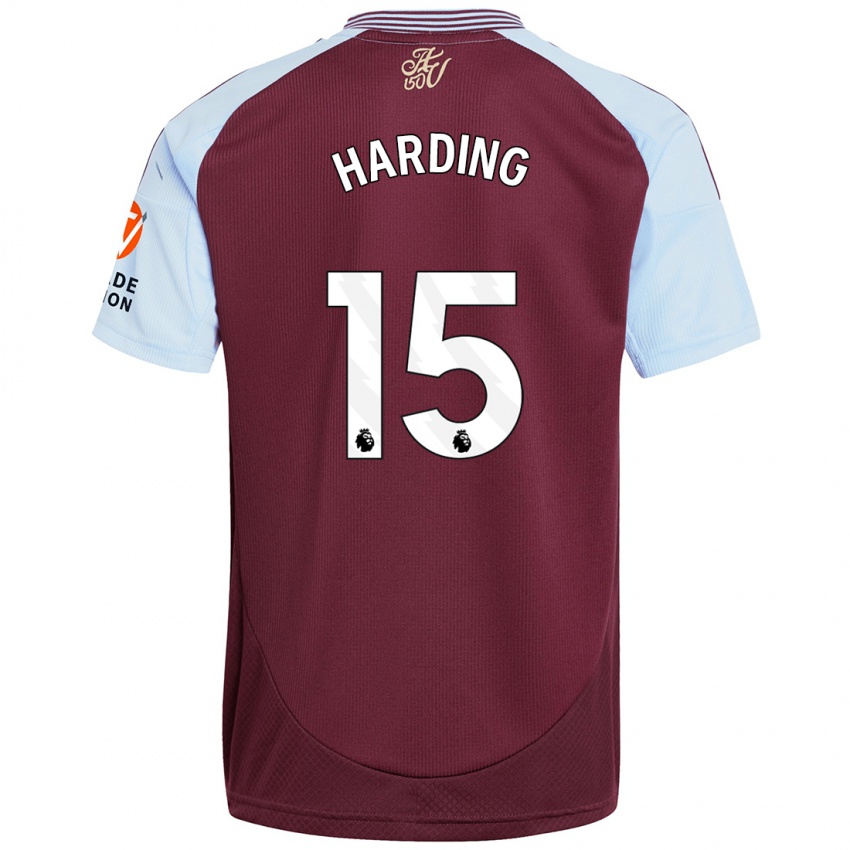 Niño Camiseta Natasha Harding #15 Borgoña Azul Cielo 1ª Equipación 2024/25 La Camisa México