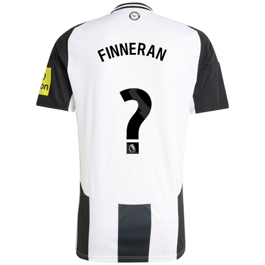 Niño Camiseta Rory Finneran #0 Blanco Negro 1ª Equipación 2024/25 La Camisa México