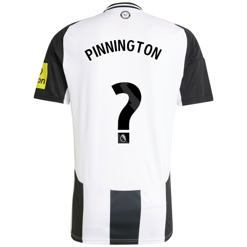 Niño Camiseta Sam Pinnington #0 Blanco Negro 1ª Equipación 2024/25 La Camisa México