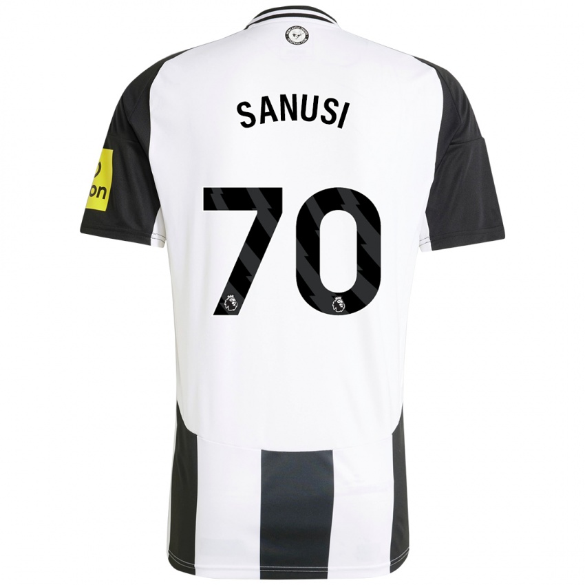 Niño Camiseta Trevan Sanusi #70 Blanco Negro 1ª Equipación 2024/25 La Camisa México