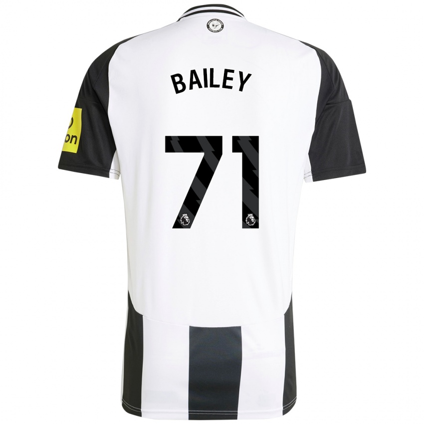 Niño Camiseta Scott Bailey #71 Blanco Negro 1ª Equipación 2024/25 La Camisa México