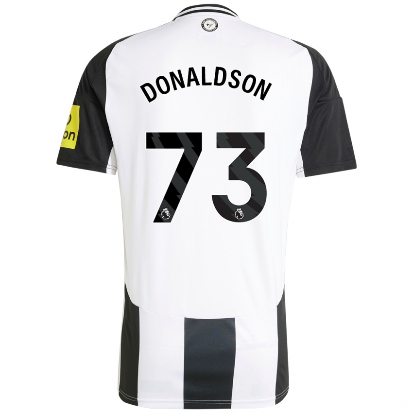 Niño Camiseta Josh Donaldson #73 Blanco Negro 1ª Equipación 2024/25 La Camisa México