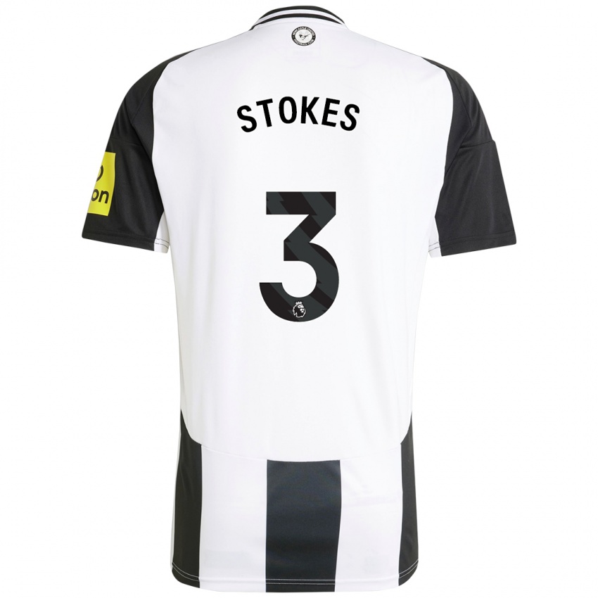 Niño Camiseta Demi Stokes #3 Blanco Negro 1ª Equipación 2024/25 La Camisa México