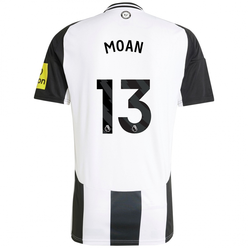 Niño Camiseta Claudia Moan #13 Blanco Negro 1ª Equipación 2024/25 La Camisa México